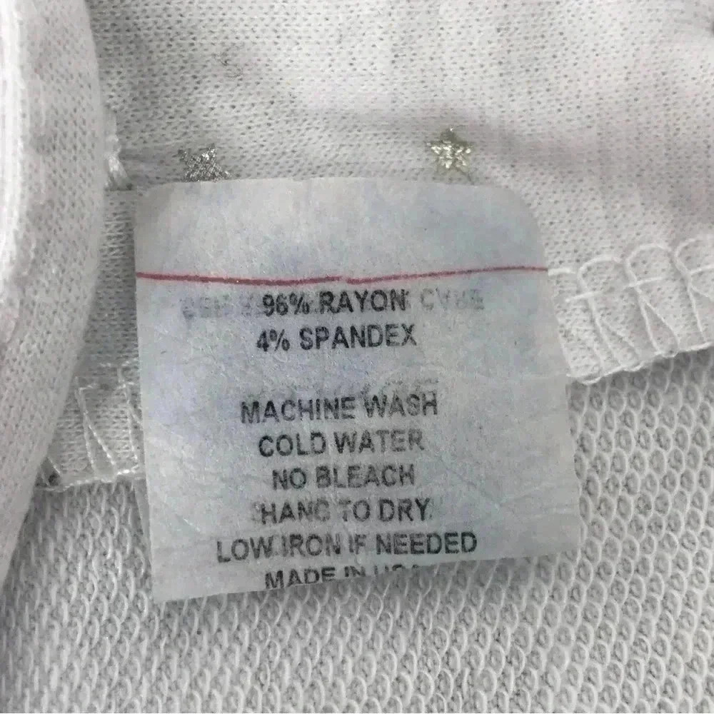 PINC SHIRT GIRLS XL PREMIUM WHITE GOLD SILVER STAR TANK TOP STYLE 22880K - Picture 3 of 13